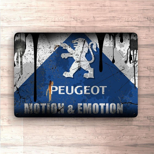 Peugeot Skilte, Musemåtte, Dørmåtte-Skilte-Peugeot-Garage Culture Shop- garage - man cave - merchandise