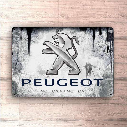 Peugeot Skilte, Musemåtte, Dørmåtte , Plakat-Skilte-Peugeot-Garage Culture Shop- garage - man cave - merchandise