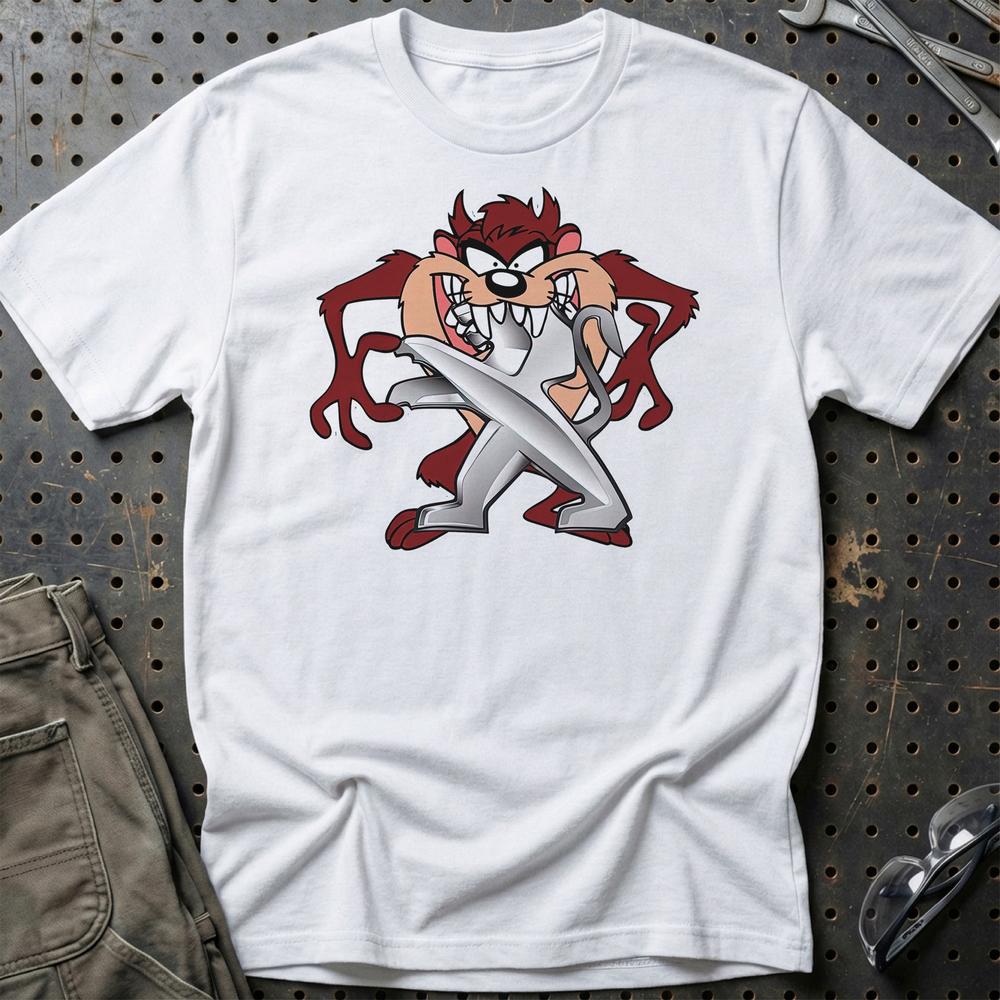 Peugeot TAZ T-Shirt-Beklædning-Peugeot-Hvid-S-Garage Culture Shop- garage - man cave - merchandise