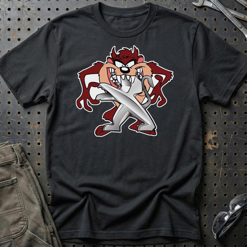 Peugeot TAZ T-Shirt-Beklædning-Peugeot-Sort-S-Garage Culture Shop- garage - man cave - merchandise