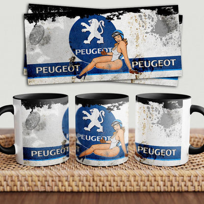 Peugeot "To Toner" Vintage Keramisk Krus-Krus-Peugeot-Garage Culture Shop- garage - man cave - merchandise
