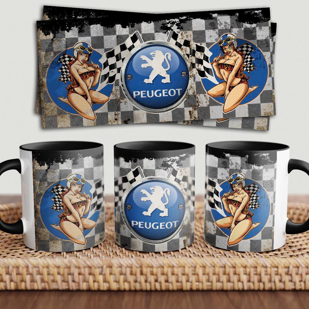 Peugeot "To Toner" Vintage Keramisk Krus-Krus-Peugeot-Garage Culture Shop- garage - man cave - merchandise