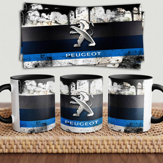 Peugeot "To Toner" Vintage Keramisk Krus-Krus-Peugeot-Garage Culture Shop- garage - man cave - merchandise