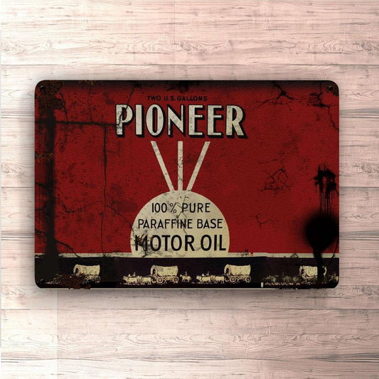 Pioneer Motorolie Skilte, Musemåtte, Dørmåtte-Skilte-Motoroil-Garage Culture Shop- garage - man cave - merchandise