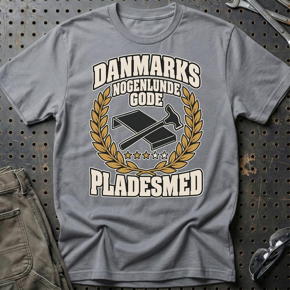 
Produktbillede af Pladesmed – Danmarks Nogenlunde Gode T-Shirt