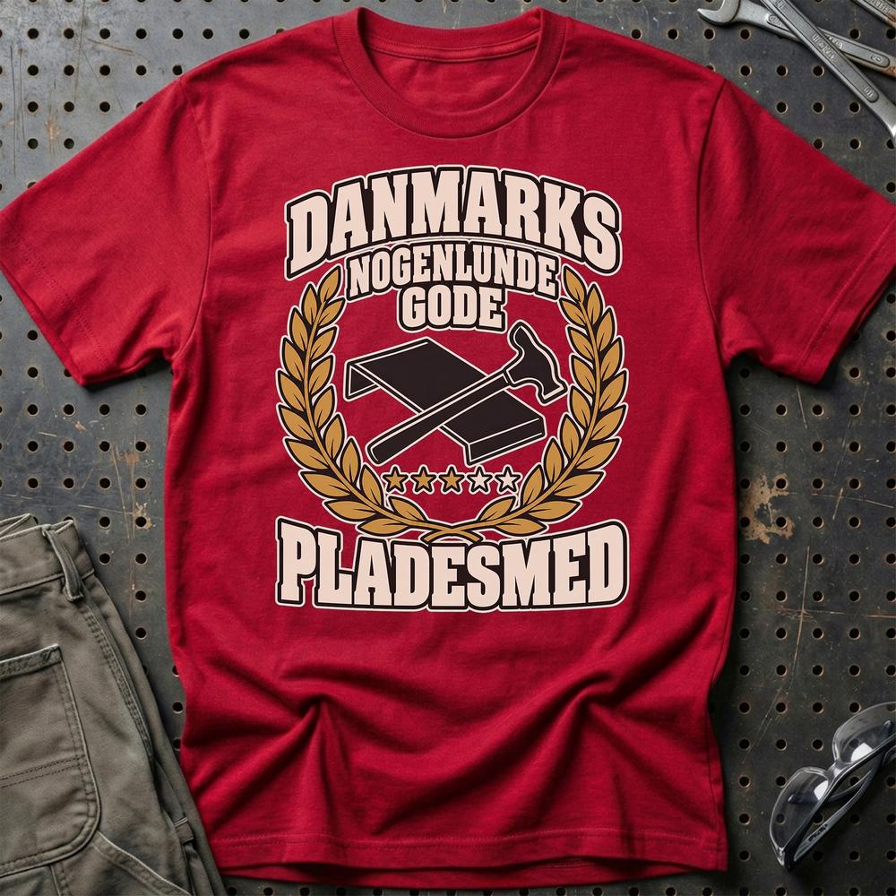 
Produktbillede af Pladesmed – Danmarks Nogenlunde Gode T-Shirt