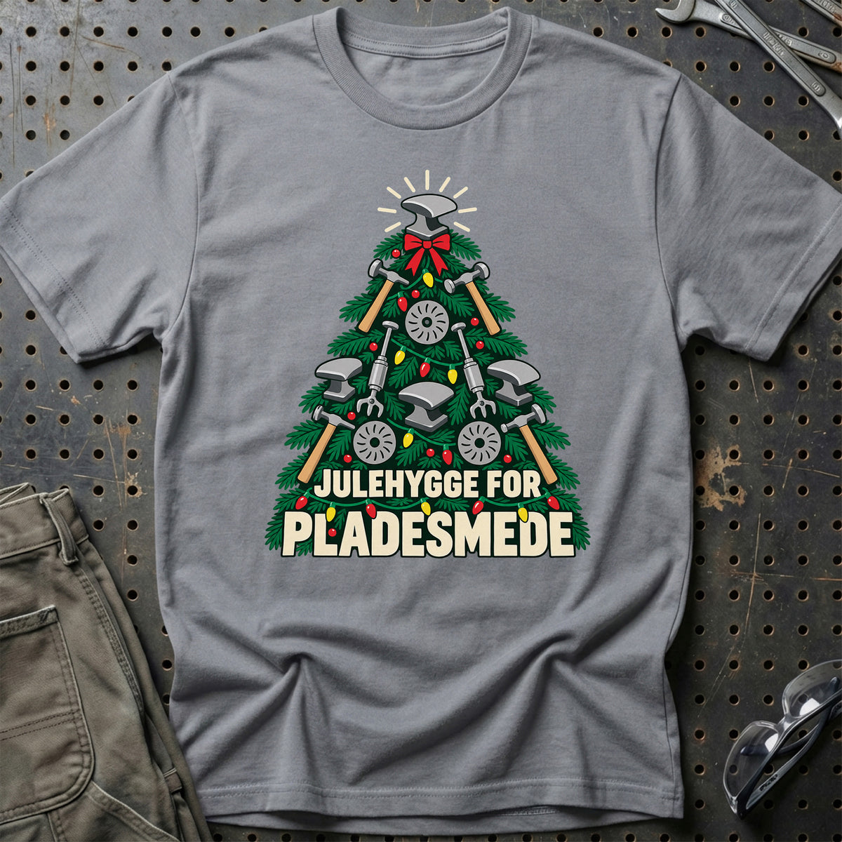 
Pladesmed – Julehygge – Unisex T-Shirt – Grå Sport