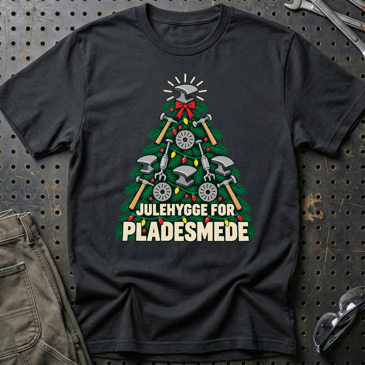 
Pladesmed – Julehygge – Unisex T-Shirt – Sort
