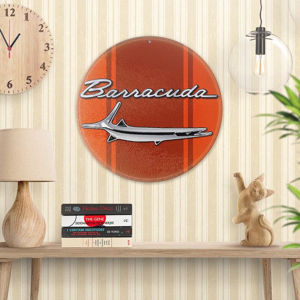 Plymouth Barracuda 1964 - 1969 Runde Skilte , Musemåtte Rundt , Kop Underlag, Underlagssæt-Runde Skilte-Plymouth-Garage Culture Shop- garage - man cave - merchandise