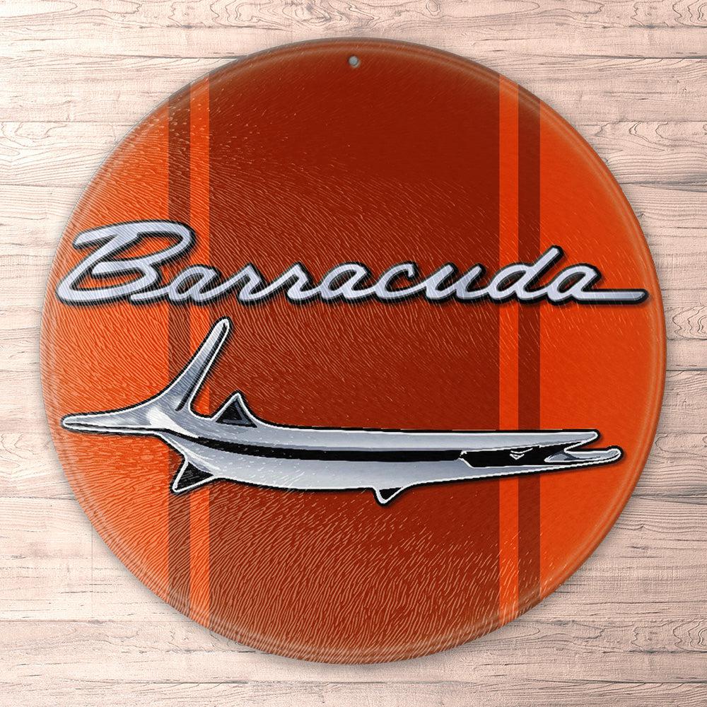 Plymouth Barracuda 1964 - 1969 Runde Skilte , Musemåtte Rundt , Kop Underlag, Underlagssæt-Runde Skilte-Plymouth-Garage Culture Shop- garage - man cave - merchandise