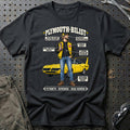 
Plymouth-Bilist T-Shirt – Sort