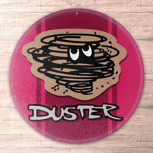 Plymouth Duster 1970 - 1975 Runde Skilte , Musemåtte Rundt , Kop Underlag, Underlagssæt-Runde Skilte-Plymouth-Garage Culture Shop- garage - man cave - merchandise