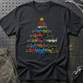 Plymouth Juletræ T-Shirt-Beklædning-Plymouth-Sort-S-Garage Culture Shop- garage - man cave - merchandise
