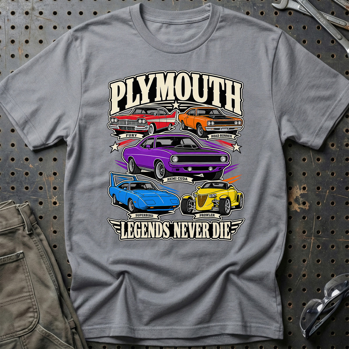 
Produktbillede af Plymouth Legends Never Die T-Shirt