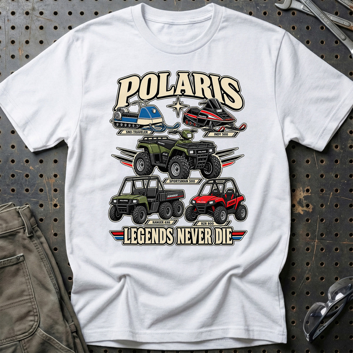 
Produktbillede af Polaris Legends Never Die T-Shirt
