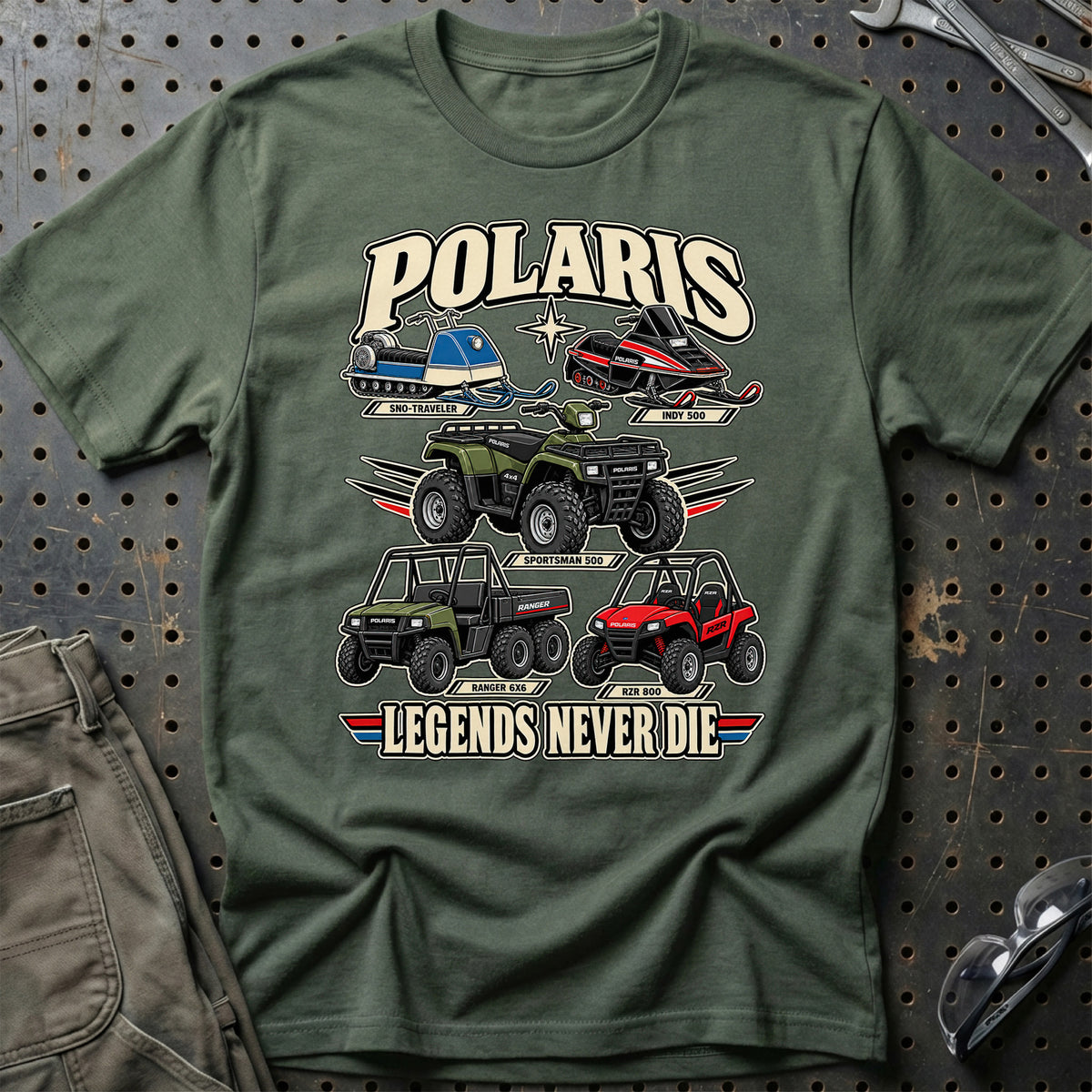 
Produktbillede af Polaris Legends Never Die T-Shirt