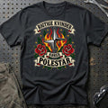 
Produktbillede af Polestar Rigtige Kvinder Kører – Roser og Flammer T-Shirt
