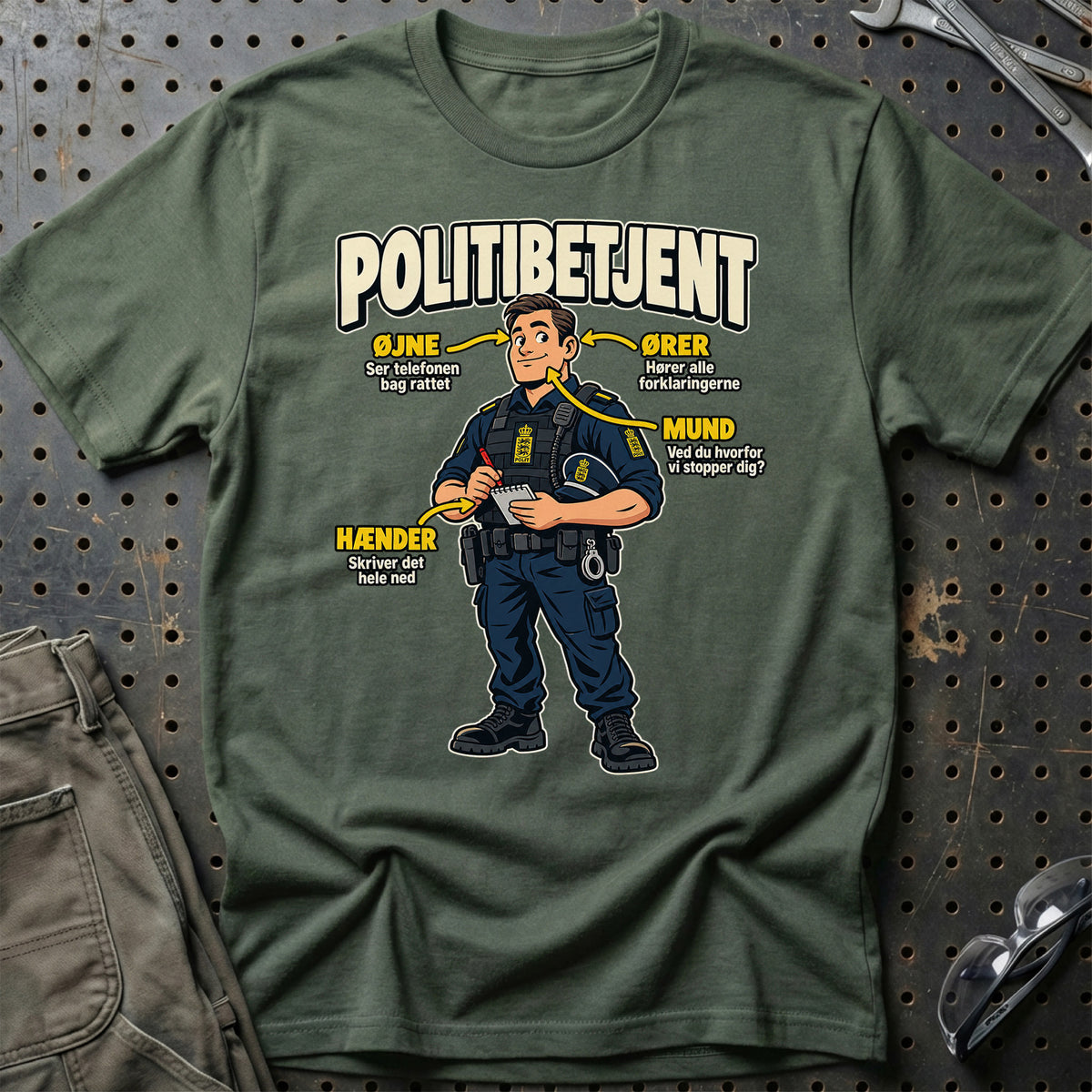
Produktbillede af Politibetjent – Anatomi T-Shirt