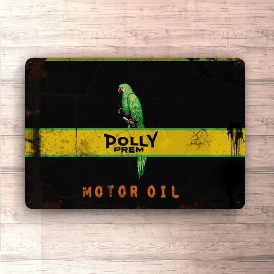 Polly Prem Motorolie Skilte, Musemåtte, Dørmåtte-Skilte-Motoroil-Garage Culture Shop- garage - man cave - merchandise
