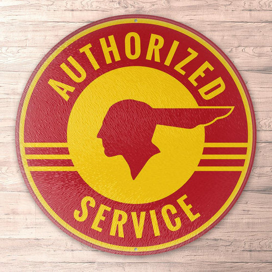 Pontiac Authorized Service, Runde Skilte , Musemåtte Rundt , Kop Underlag, Underlagssæt-Runde Skilte-Pontiac-Garage Culture Shop- garage - man cave - merchandise