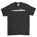 Pontiac Firebird Trans-Am 1979-1981 Silhuet T-Shirt-Beklædning-Pontiac-Sort-S-Garage Culture Shop- garage - man cave - merchandise
