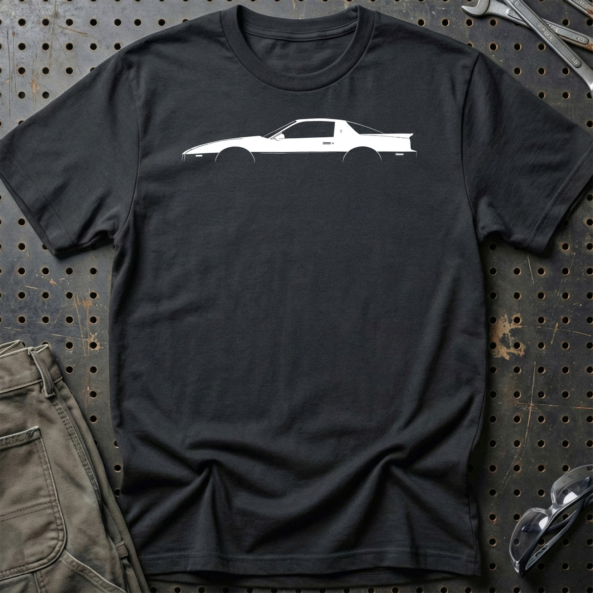 
Pontiac Firebird Trans-Am 1982-1992 Silhuet T-Shirt – Sort