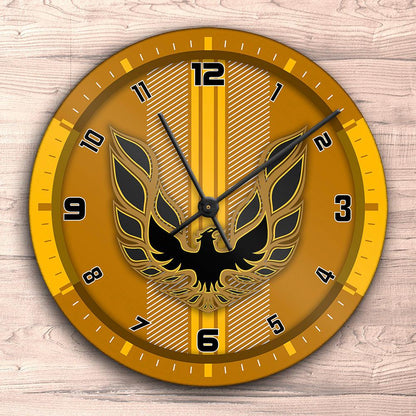 Pontiac Firebird Vægur Rundt-Clock-Pontiac-Garage Culture Shop- garage - man cave - merchandise