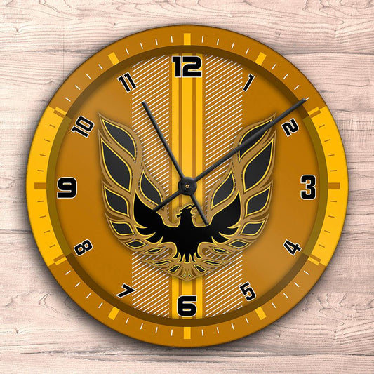 Pontiac Firebird Vægur Rundt-Clock-Pontiac-Garage Culture Shop- garage - man cave - merchandise
