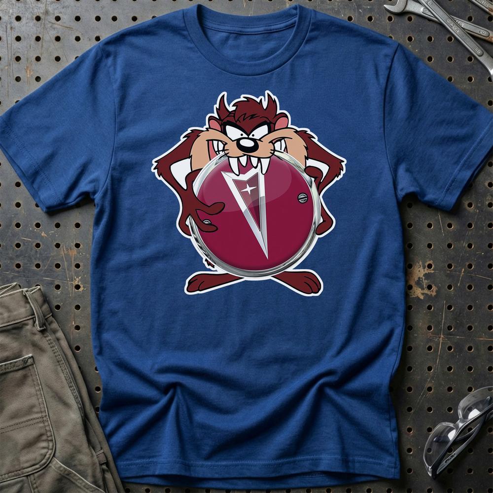 Pontiac TAZ T-Shirt-Beklædning-Pontiac-Blå Royal-S-Garage Culture Shop- garage - man cave - merchandise