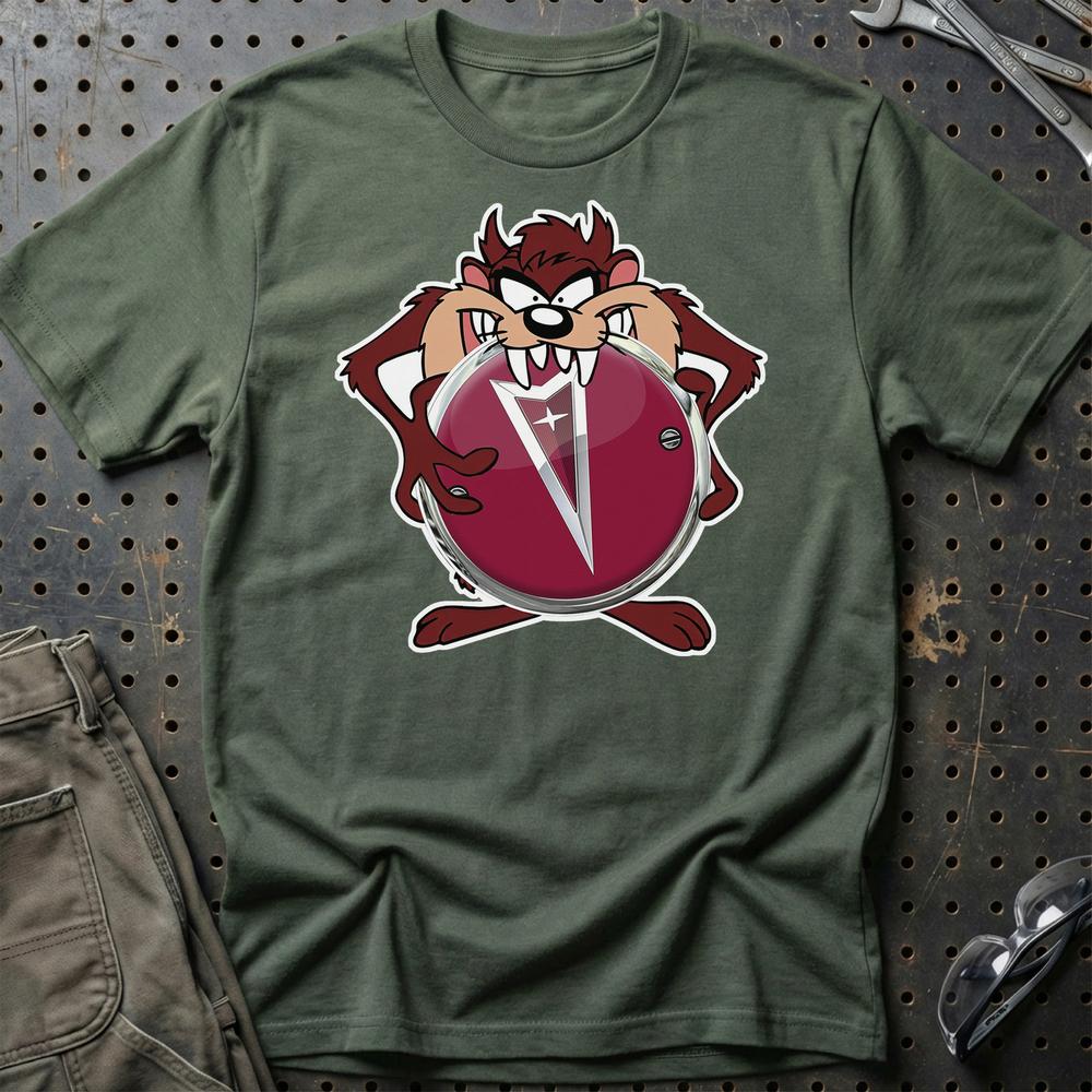 Pontiac TAZ T-Shirt-Beklædning-Pontiac-Grøn Militær-S-Garage Culture Shop- garage - man cave - merchandise