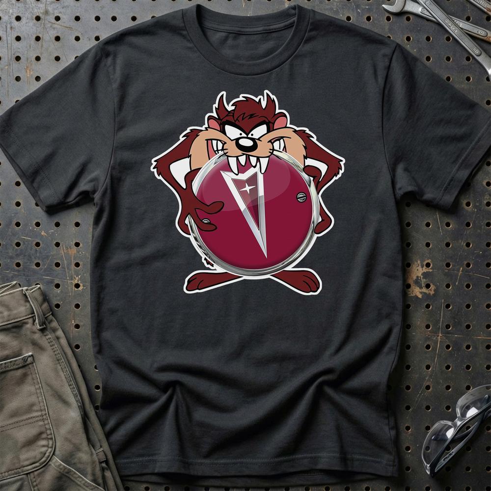 Pontiac TAZ T-Shirt-Beklædning-Pontiac-Sort-S-Garage Culture Shop- garage - man cave - merchandise