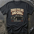 
Porsche 356 1949 – Three Five Six and Chill T-Shirt – Sort