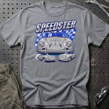 Porsche 356 Speedster T-Shirt – Retro Racing Icon - Unisex T-Shirt-Beklædning-Porsche-Grå Sport-S-Garage Culture Shop- garage - man cave - merchandise