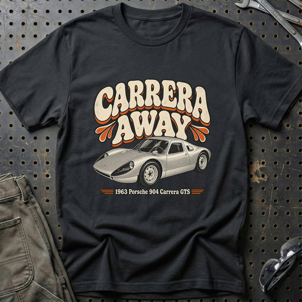 
Porsche 904 Carrera GTS 1963 – Carrera Away T-Shirt – Sort