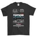 Porsche 911 GT3 RS T-Shirt-Beklædning-Porsche-Sort-S-Garage Culture Shop- garage - man cave - merchandise