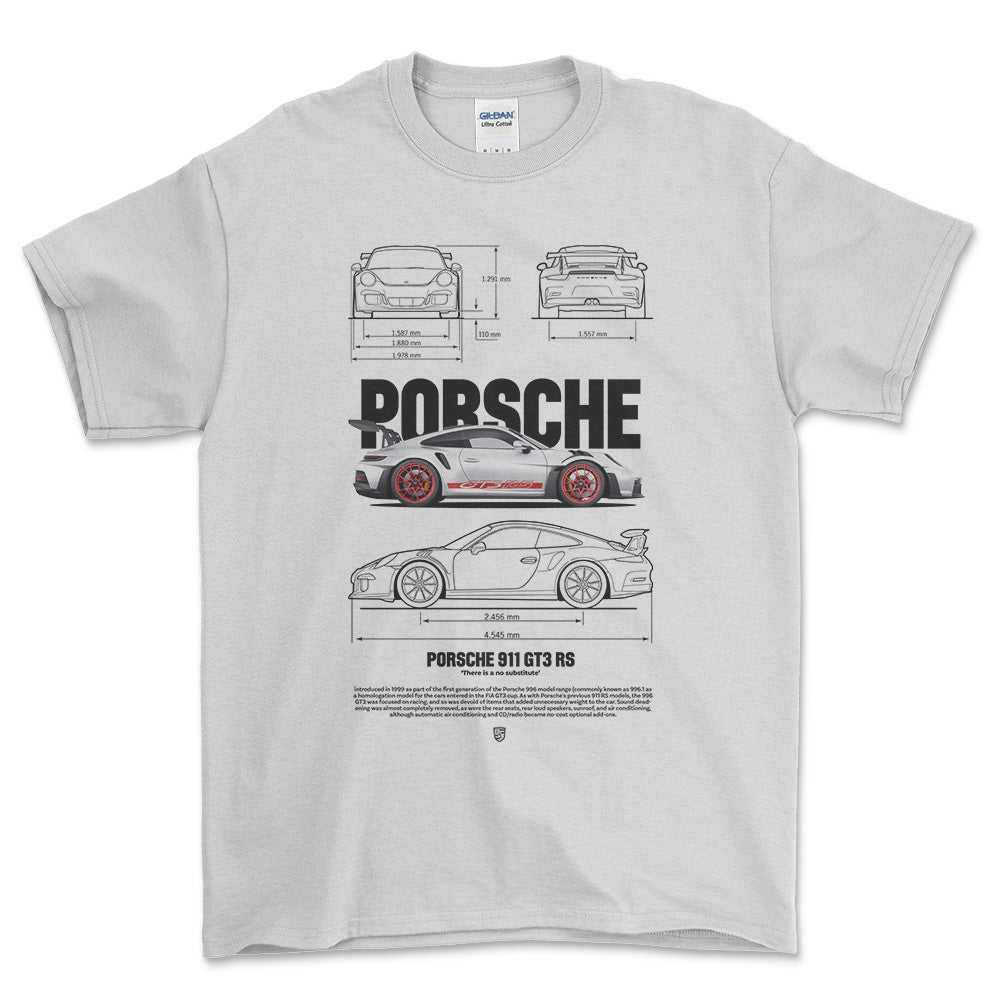 Porsche 911 GT3 RS - Unisex T-Shirt-Beklædning-Porsche-Garage Culture Shop- garage - man cave - merchandise