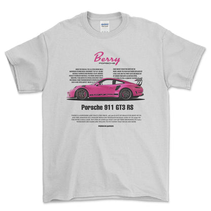 Porsche 911 GT3 RS - Unisex T-Shirt-Beklædning-Porsche-Hvid-S-Forside-Garage Culture Shop- garage - man cave - merchandise