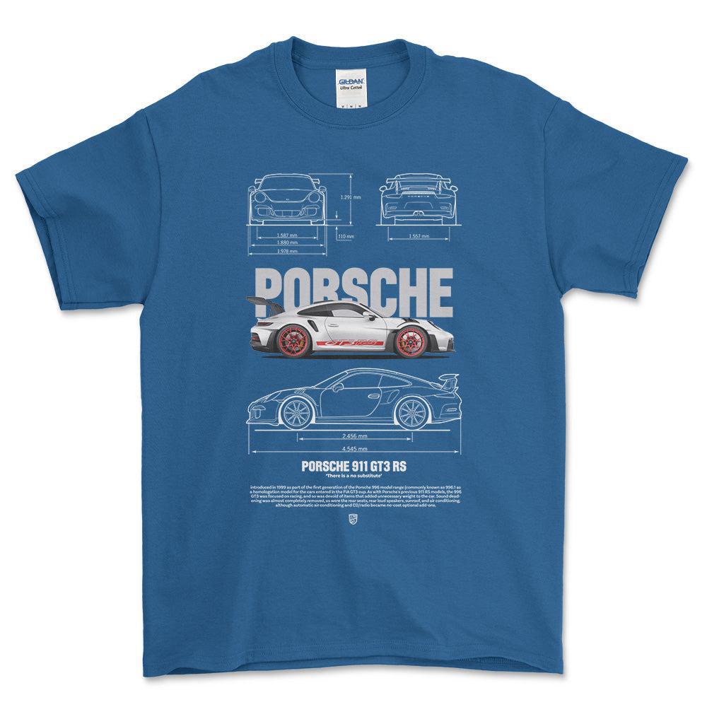 Porsche 911 GT3 RS - Unisex T-Shirt-Beklædning-Porsche-Garage Culture Shop- garage - man cave - merchandise