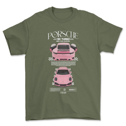 Porsche 911 Turbo - Unisex T-Shirt-Beklædning-Porsche-Garage Culture Shop- garage - man cave - merchandise