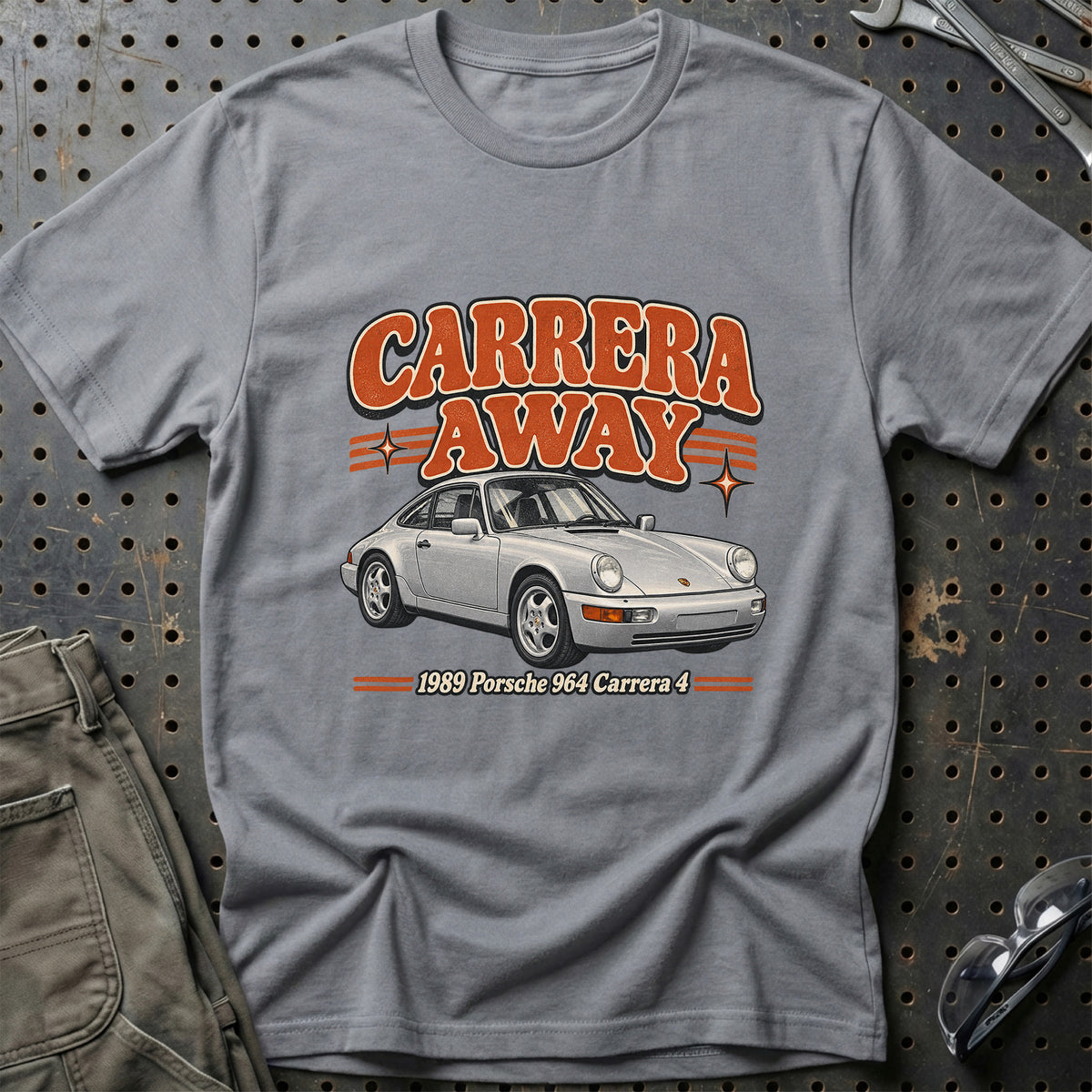 
Porsche 964 Carrera 4 1989 – Carrera Away T-Shirt – Grå Sport