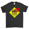 Porsche Advarsel- Ekstrem Støjfare T-Shirt-Beklædning-Porsche-Sort-S-Garage Culture Shop- garage - man cave - merchandise