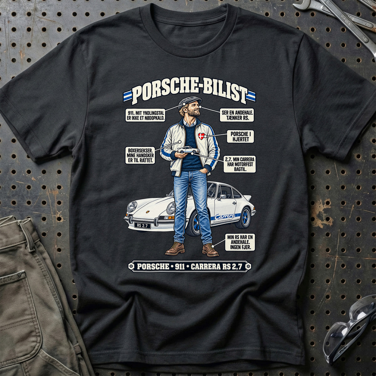 
Porsche-Bilist T-Shirt – Sort