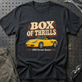 
Porsche Boxster 1996 – Box of Thrills T-Shirt – Sort