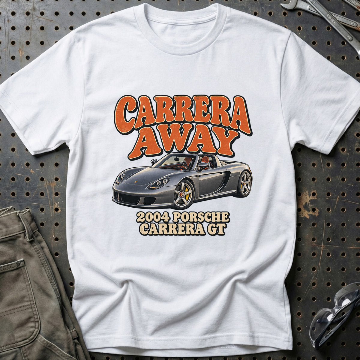 
Porsche Carrera GT 2004 – Carrera Away T-Shirt – Hvid