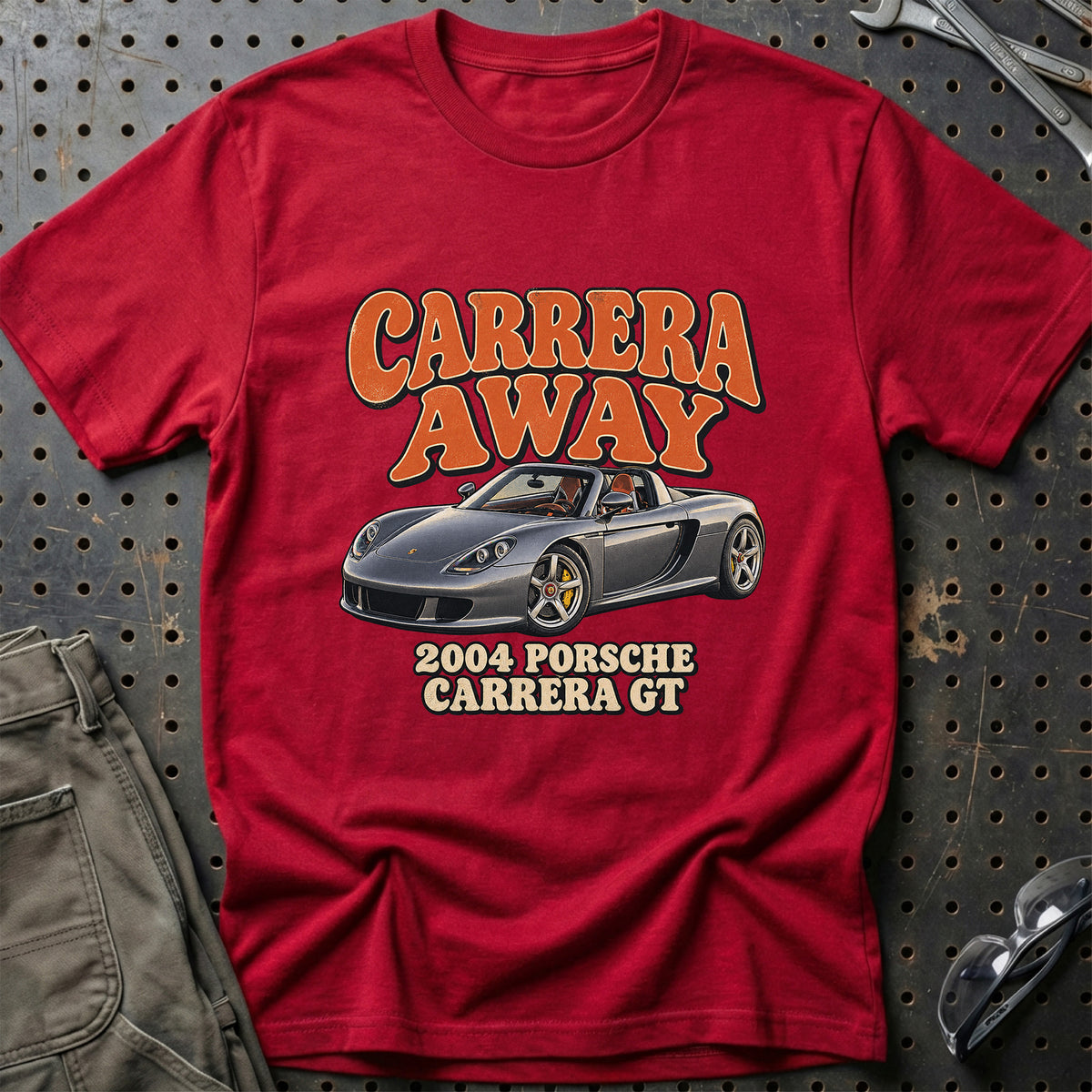 
Porsche Carrera GT 2004 – Carrera Away T-Shirt – Rød