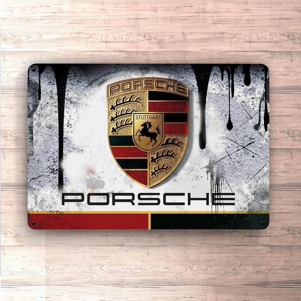 Porsche Skilte, Musemåtte, Dørmåtte , Plakat-Skilte-Porsche-Garage Culture Shop- garage - man cave - merchandise