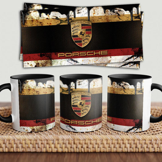 Porsche "To Toner" Vintage Keramisk Krus-Krus-Porsche-Garage Culture Shop- garage - man cave - merchandise