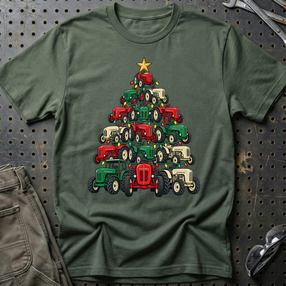 
Produktbillede af Porsche Traktor Juletræ T-Shirt
