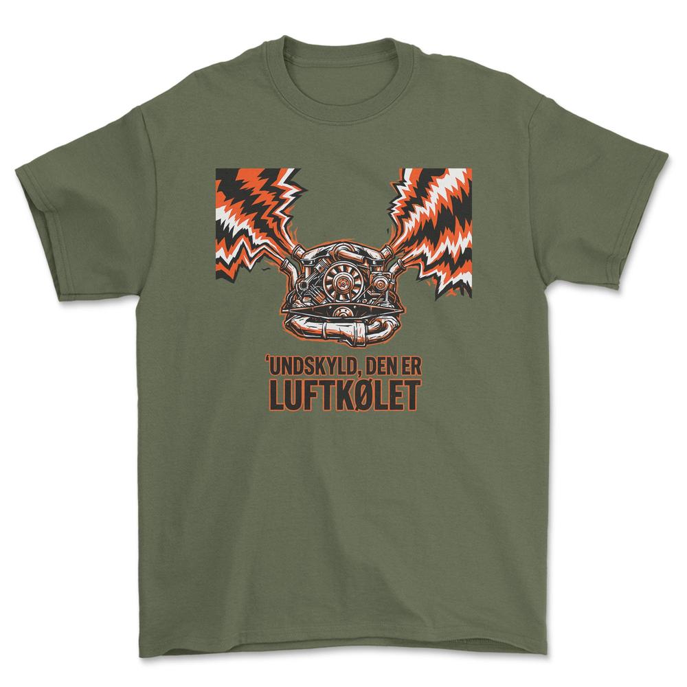 Porsche Undskyld, Den Er Luftkølet T-Shirt-Beklædning-Porsche-Garage Culture Shop- garage - man cave - merchandise