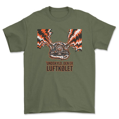 Porsche Undskyld, Den Er Luftkølet - Unisex T-Shirt-Beklædning-Porsche-Garage Culture Shop- garage - man cave - merchandise
